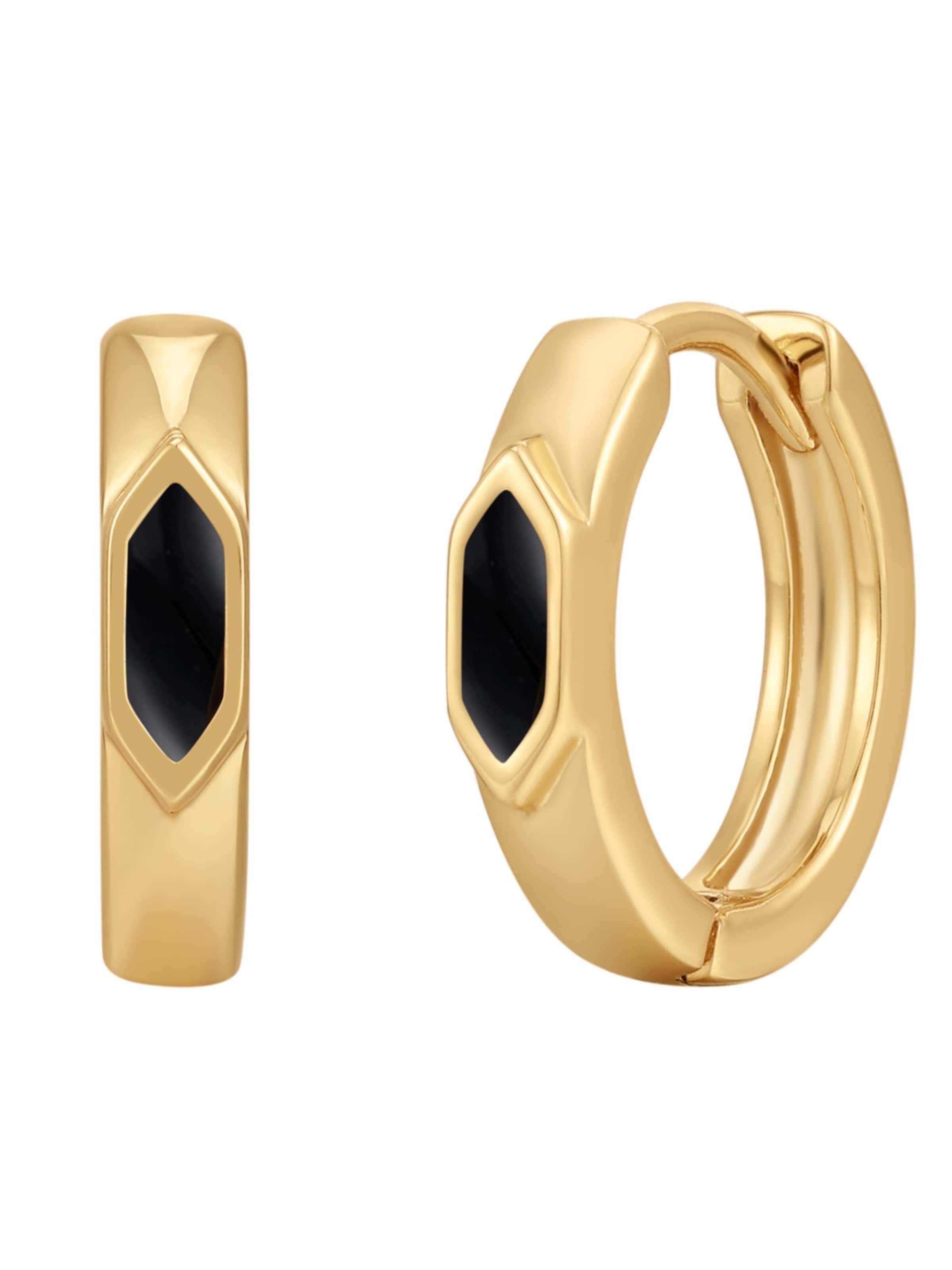 Boucles d'oreilles Glanzstücke München en or : devant