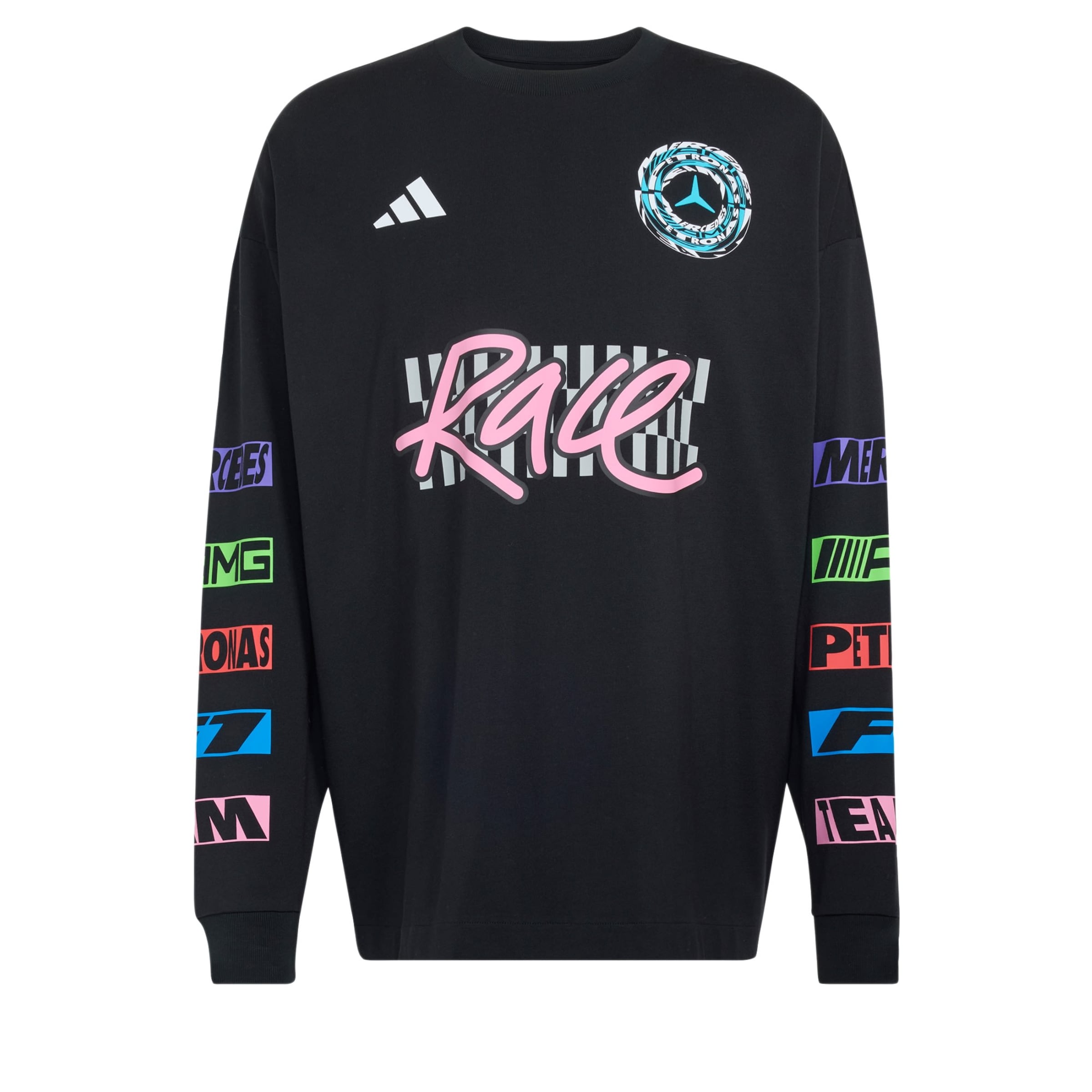 ADIDAS PERFORMANCE - Camiseta funcional en negro: frente