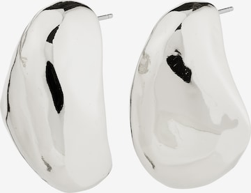 Boucles d'oreilles ' Dune ' Pilgrim en argent : devant