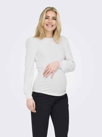 Only Maternity Sweater 'JULIE' in White: front