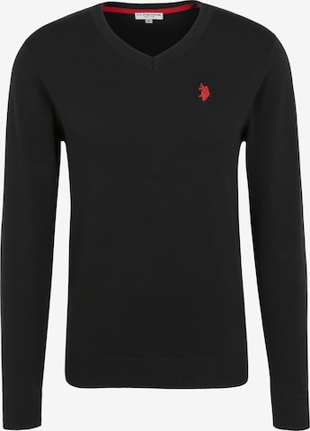 U.S. POLO ASSN. Sweater in Black: front