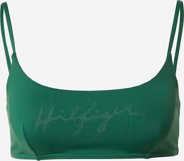 Tommy Hilfiger Underwear Bustier Bikini felső - zöld: elől