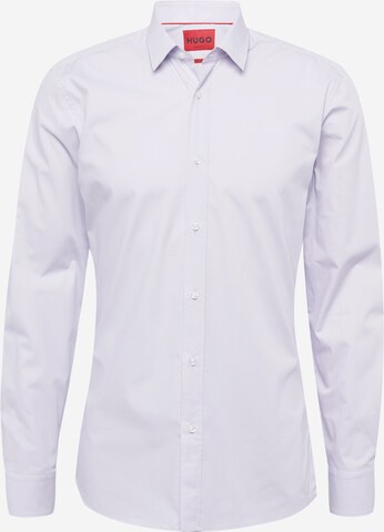 Coupe slim Chemise 'Elisha' HUGO en violet : devant