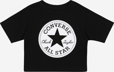 CONVERSE Tričko - čierna / biela, Produkt