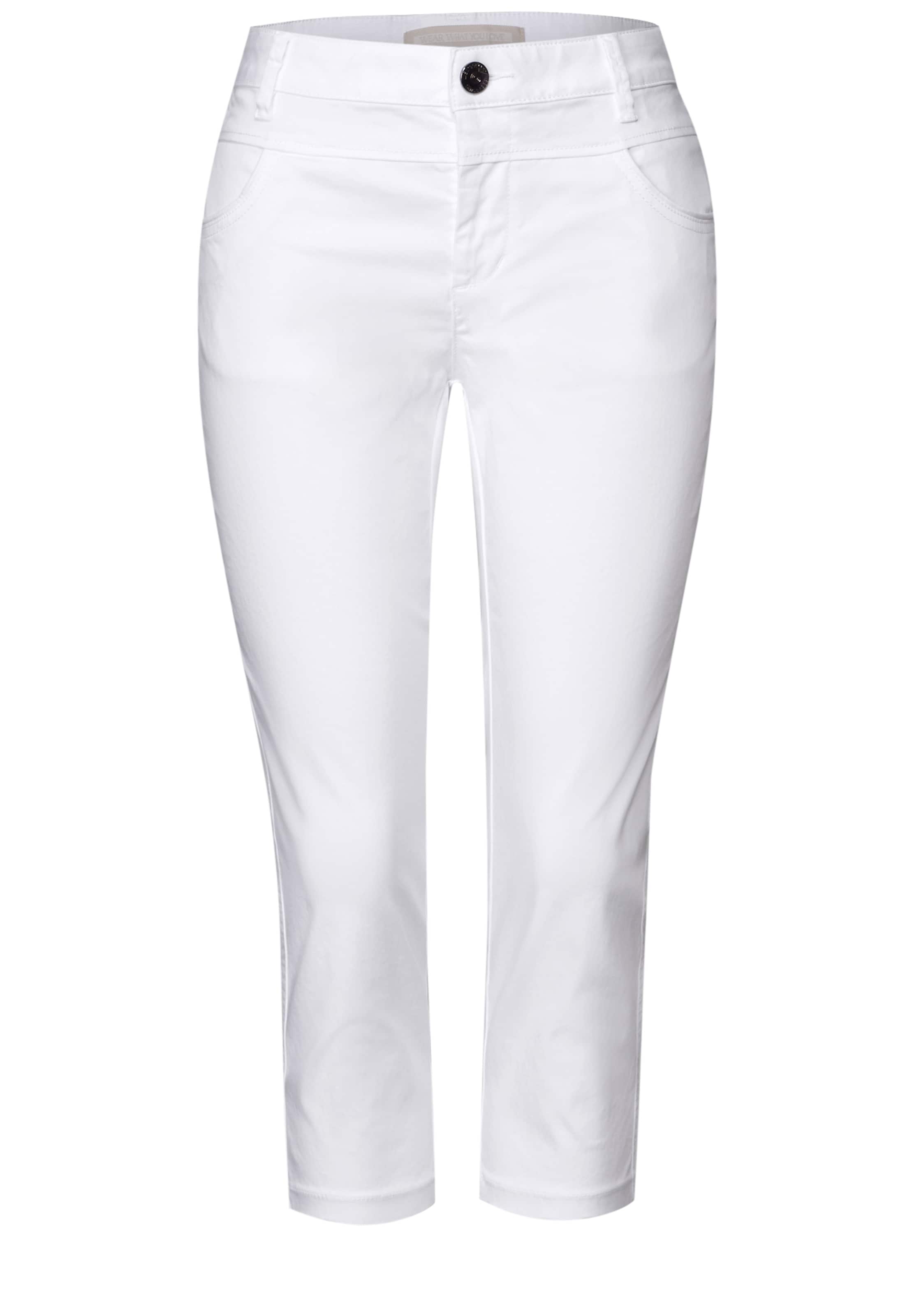 STREET ONE Hose in Weiß: Vorderseite