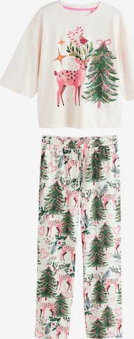 Next Pyjama in Beige: voorkant