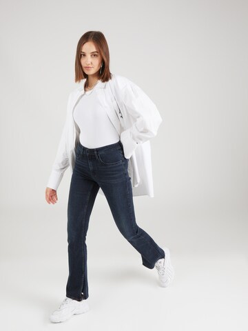 LEVI'S ® Bootcut Jeans '725 HR Slit Bootcut' i blå