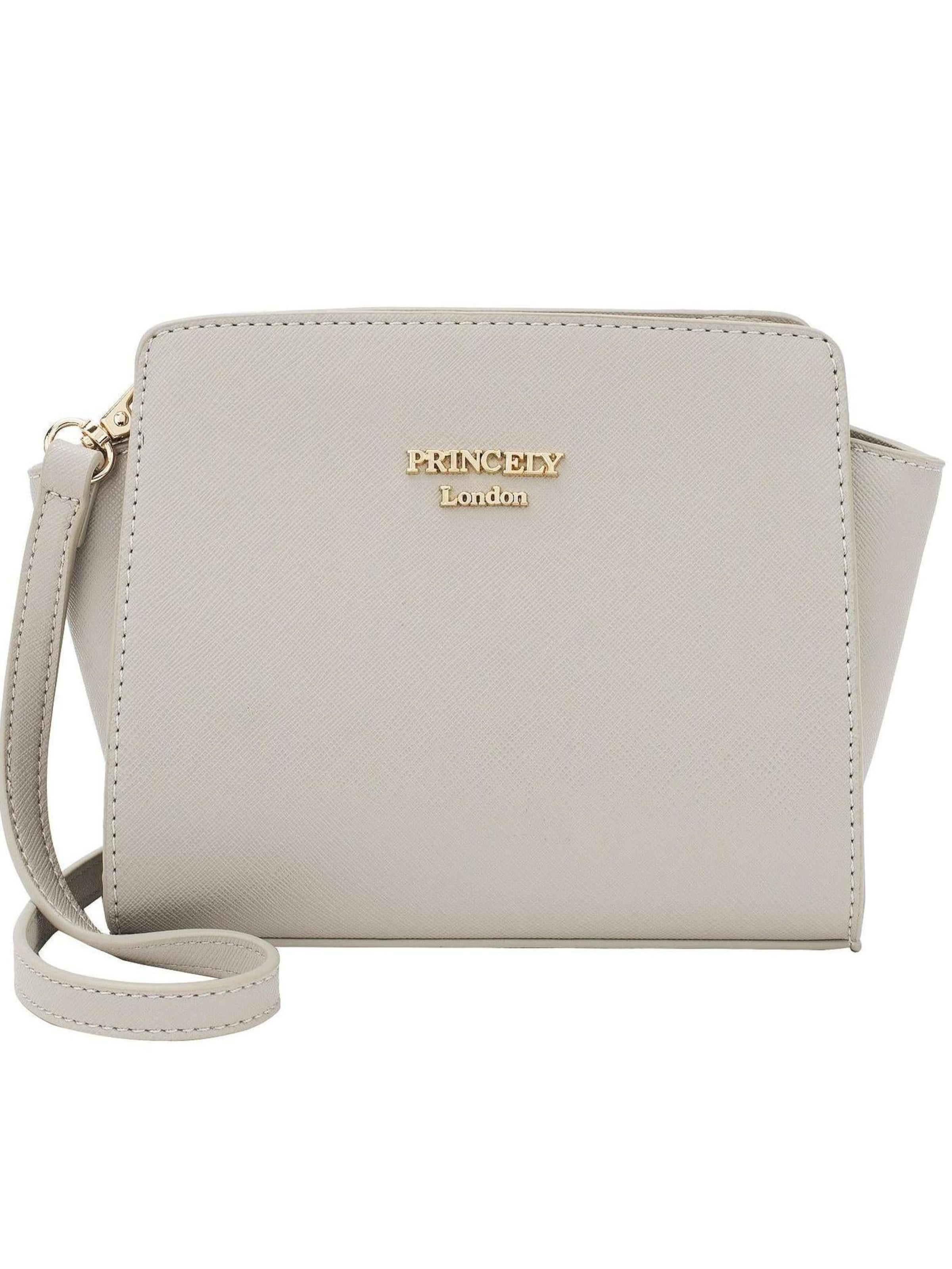 Sac bandoulière 'Katy' Princely London en gris : devant