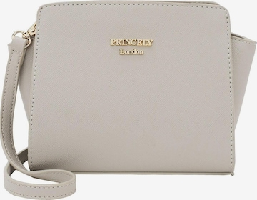 Sac bandoulière 'Katy' Princely London en gris : devant