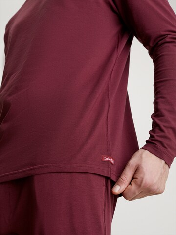Calvin Klein Underwear Piżama długa w kolorze czerwony
