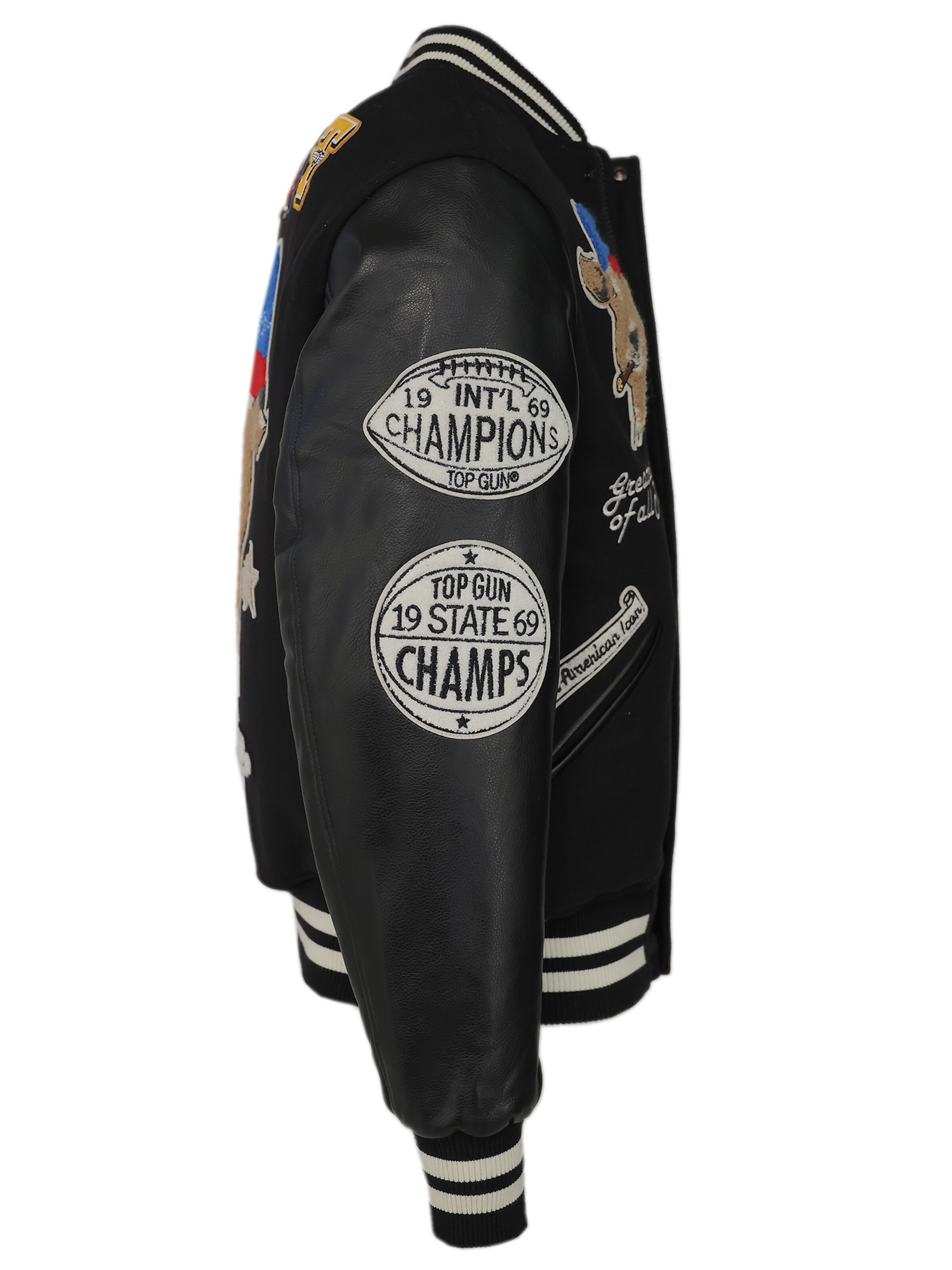 TOP GUN Übergangsjacke in Schwarz