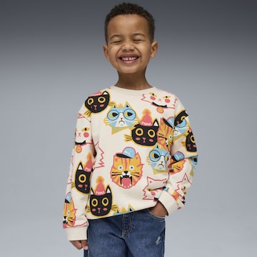 PUMA Sweatshirt 'Moody Cat' in Weiß: Vorderseite