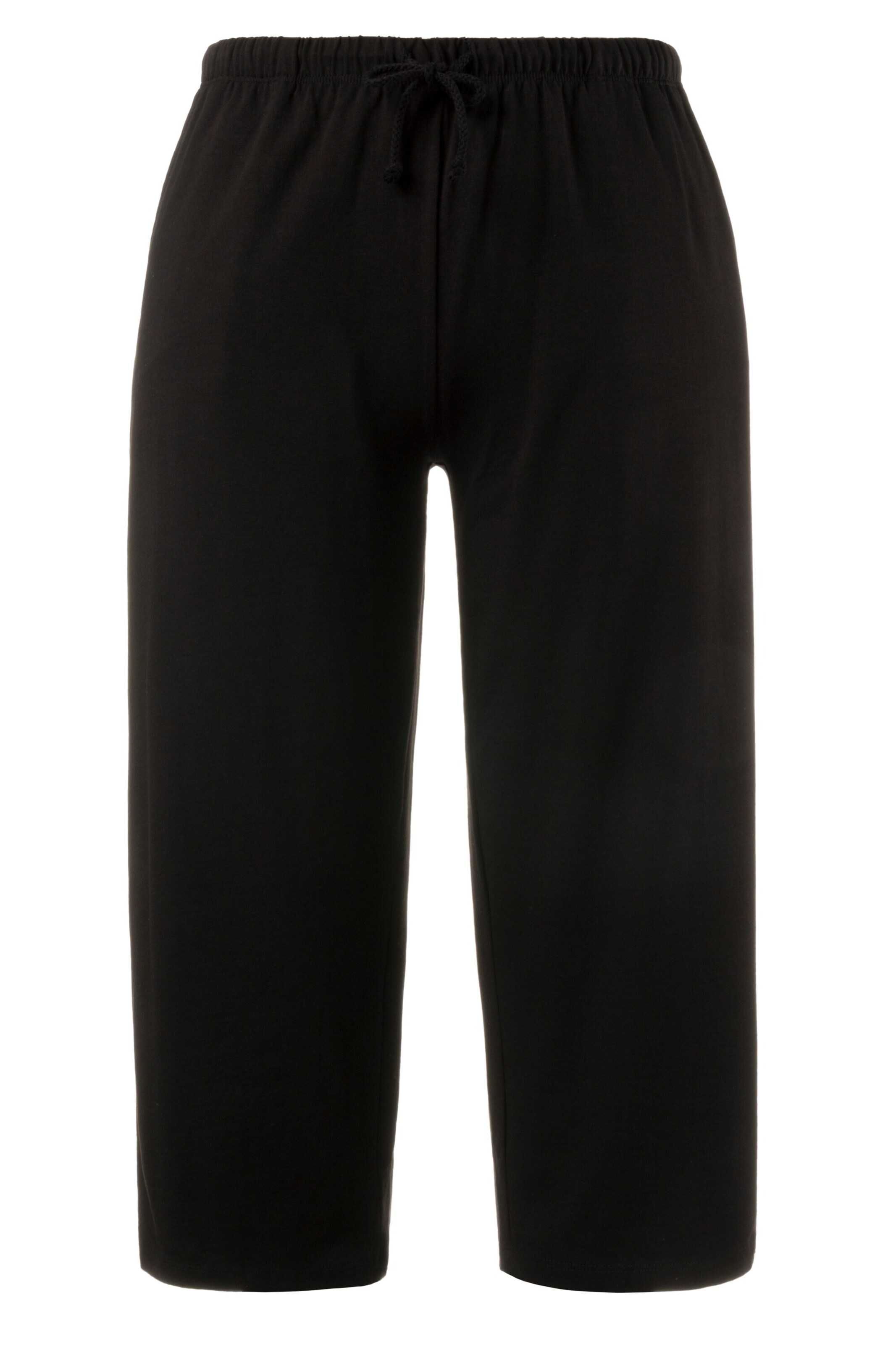 Ulla Popken Regular Broek in Zwart: voorkant