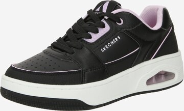 Baskets basses 'UNO COURT' SKECHERS en noir : devant