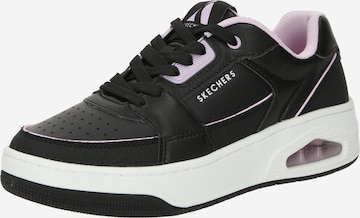 Sneaker bassa 'UNO COURT' di SKECHERS in nero: frontale