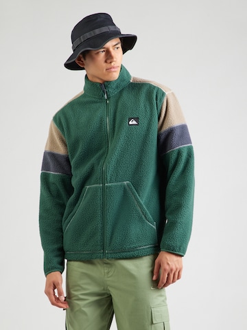 QUIKSILVER Funktionsfleecejakke 'CLEAN COAST BLO' i grøn: forside