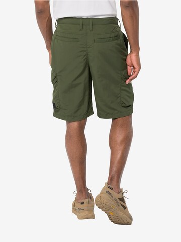 JACK WOLFSKIN Regular Outdoor trousers 'KALAHARI' in Green