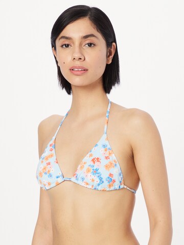 Cotton On Body Triangel Bikinitop in Blauw: voorkant