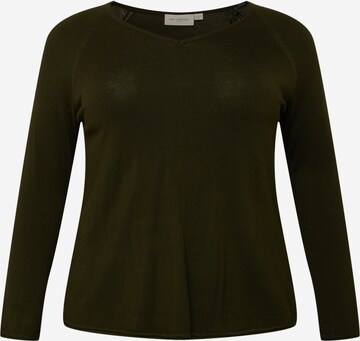 Pull-over ONLY Carmakoma en vert : devant