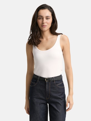 TOM TAILOR Top in Weiß: Vorderseite