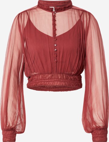 Camicia da donna 'Lissey' di Guido Maria Kretschmer Women in rosso: frontale