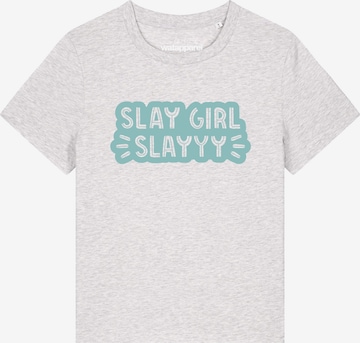 T-shirt 'Slay girl' Watapparel en blanc : devant