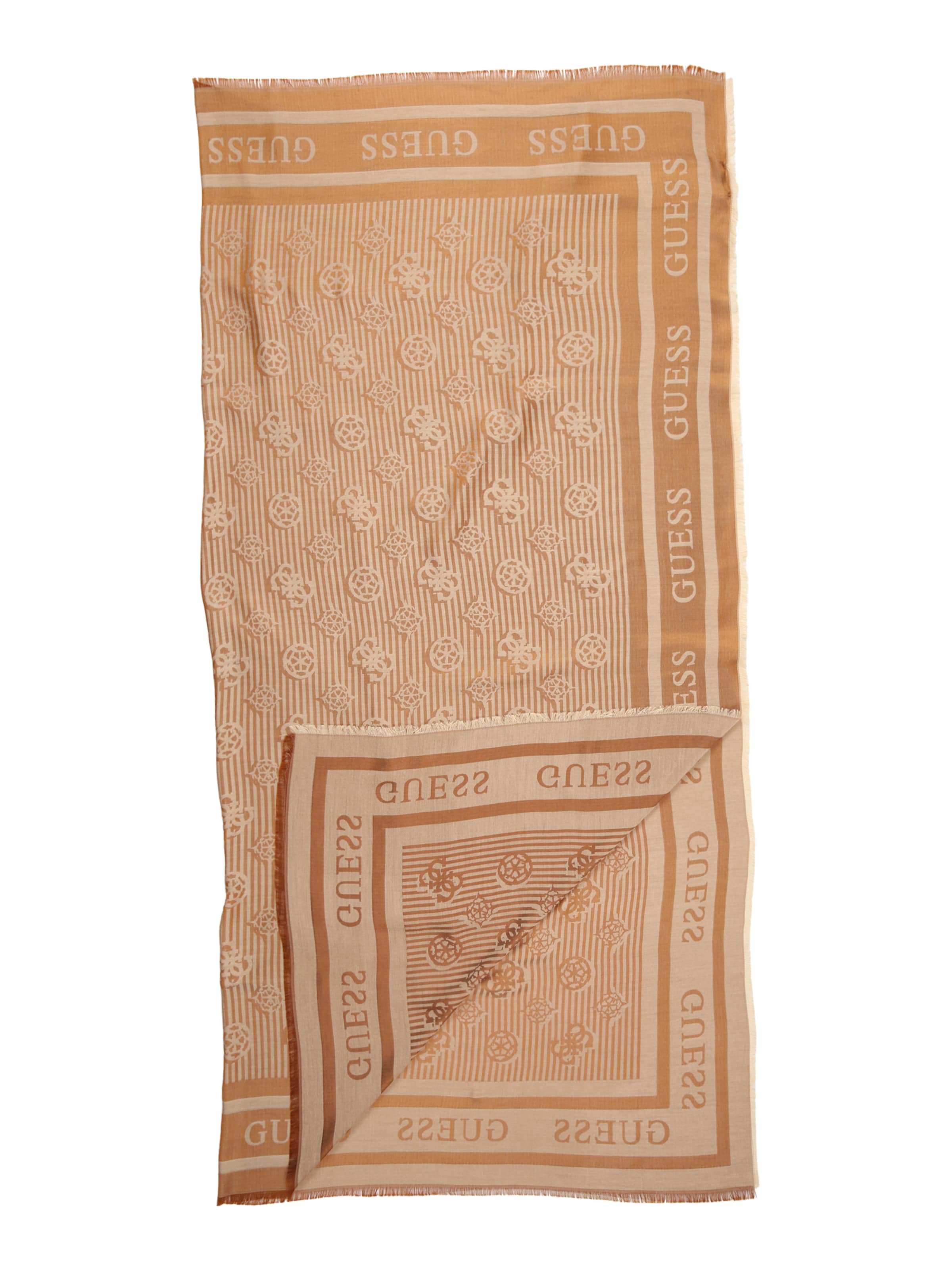 GUESS - Lenço 'ELLA' em castanho