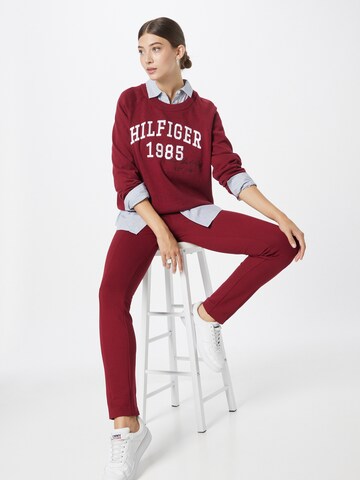 TOMMY HILFIGER Slimfit Leggingsit 'Audrey' värissä punainen