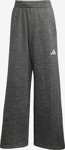 ADIDAS SPORTSWEAR Wide Leg Urheiluhousut 'ALL SZN' värissä musta: etupuoli