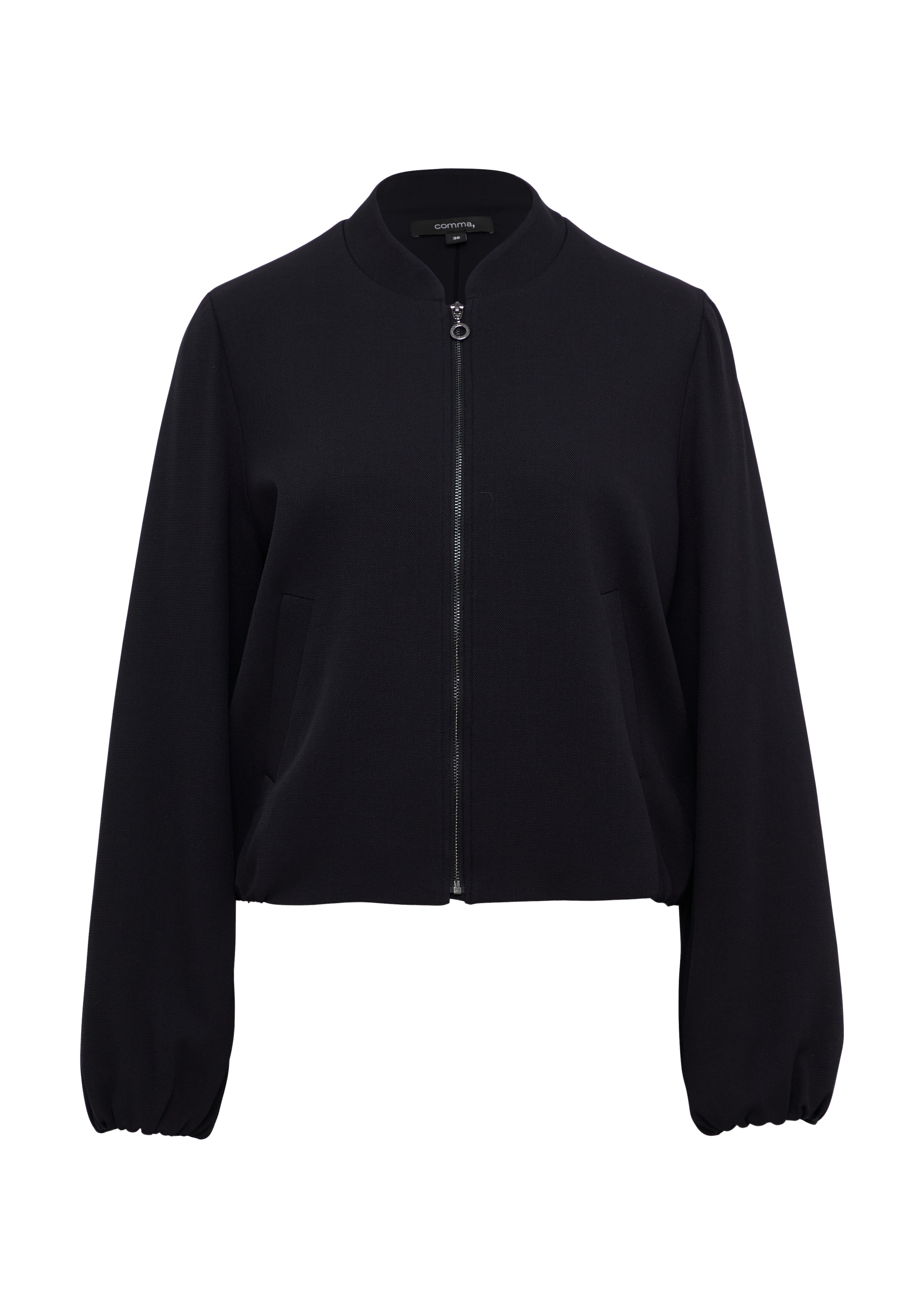 COMMA - Casaco meia-estação em azul: frente