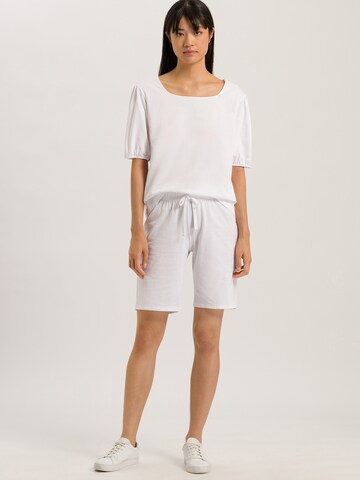 T-shirt ' Natural Shirt ' Hanro en blanc