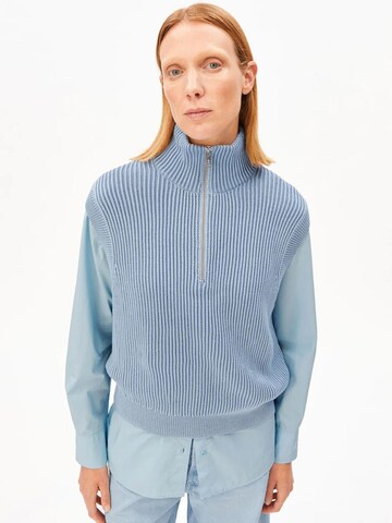 ARMEDANGELS Knitted Vest 'VANISÉ' in Blue