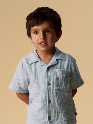 Lil'Atelier Regular fit Overhemd in Blauw: voorkant