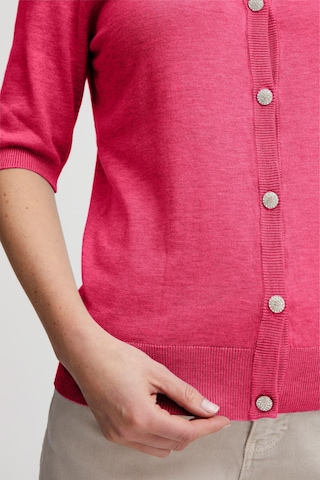PULZ Jeans Strickjacke 'Pzsara' in Pink