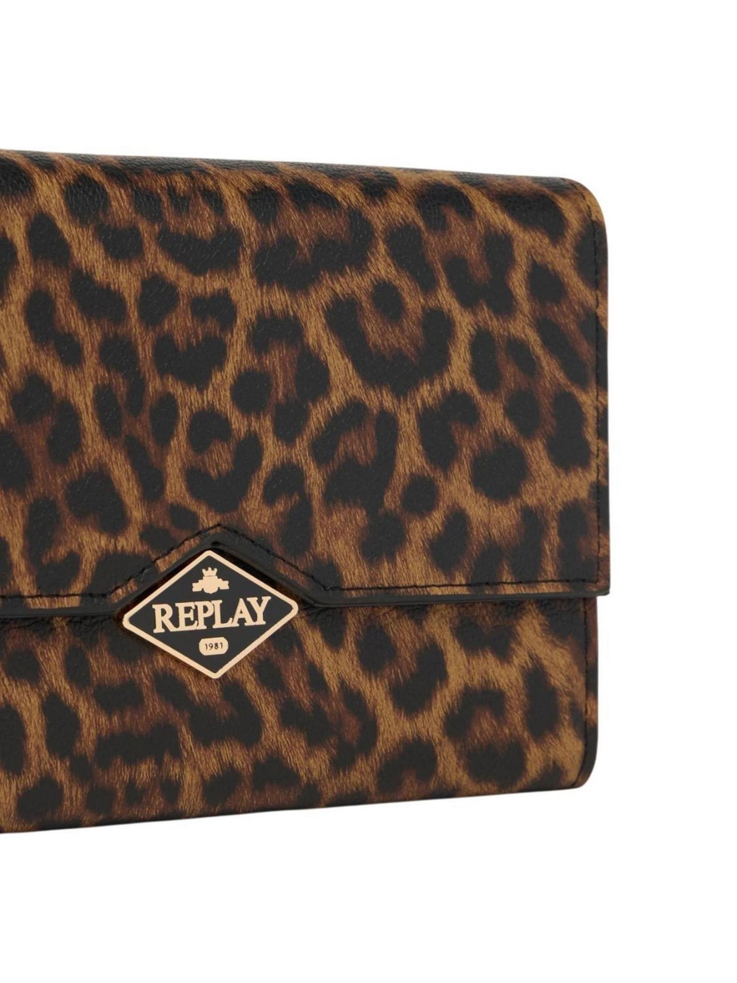 Portamonete 'FW5377.001.A0514G' di REPLAY in marrone
