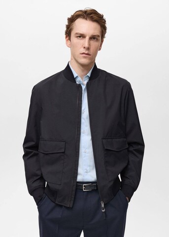 MANGO MAN Jacke 'Frankie' in Blau: Vorderseite