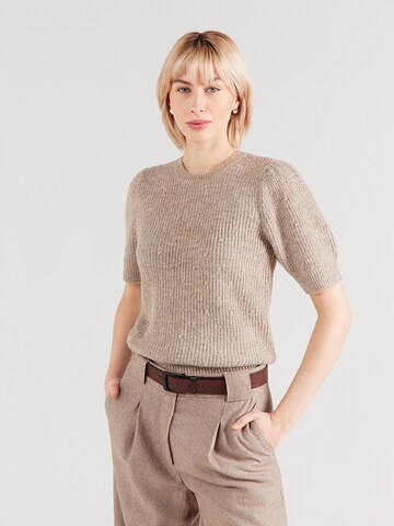 VERO MODA Πουλόβερ 'VMGenius' σε μπεζ: μπροστά