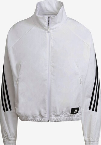 Vestes d’entraînement ADIDAS SPORTSWEAR en blanc : devant