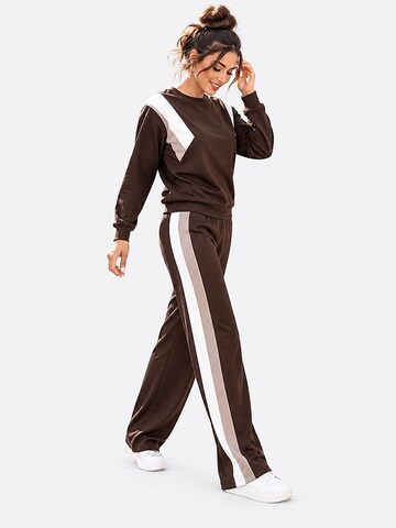 Lady Bersan Leisure suit 'Zweiteiliges Set' in Brown