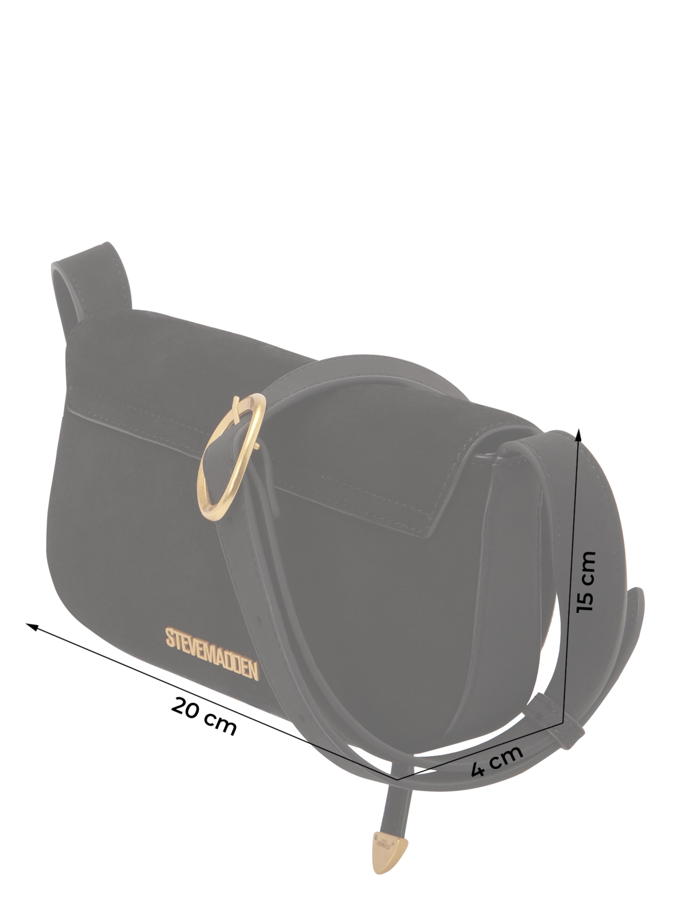 Borsa a tracolla 'Bklare' di STEVE MADDEN in nero