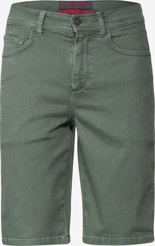 Street One MEN Regular Jeans in Green: front