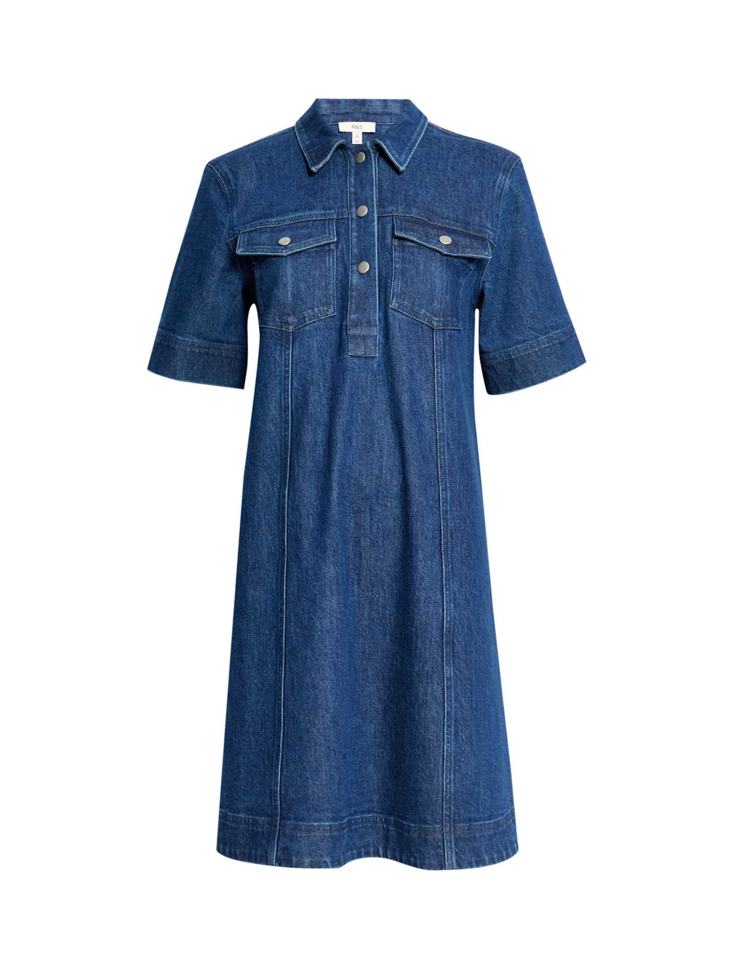 Marks & Spencer Kleid in Blau: Vorderseite