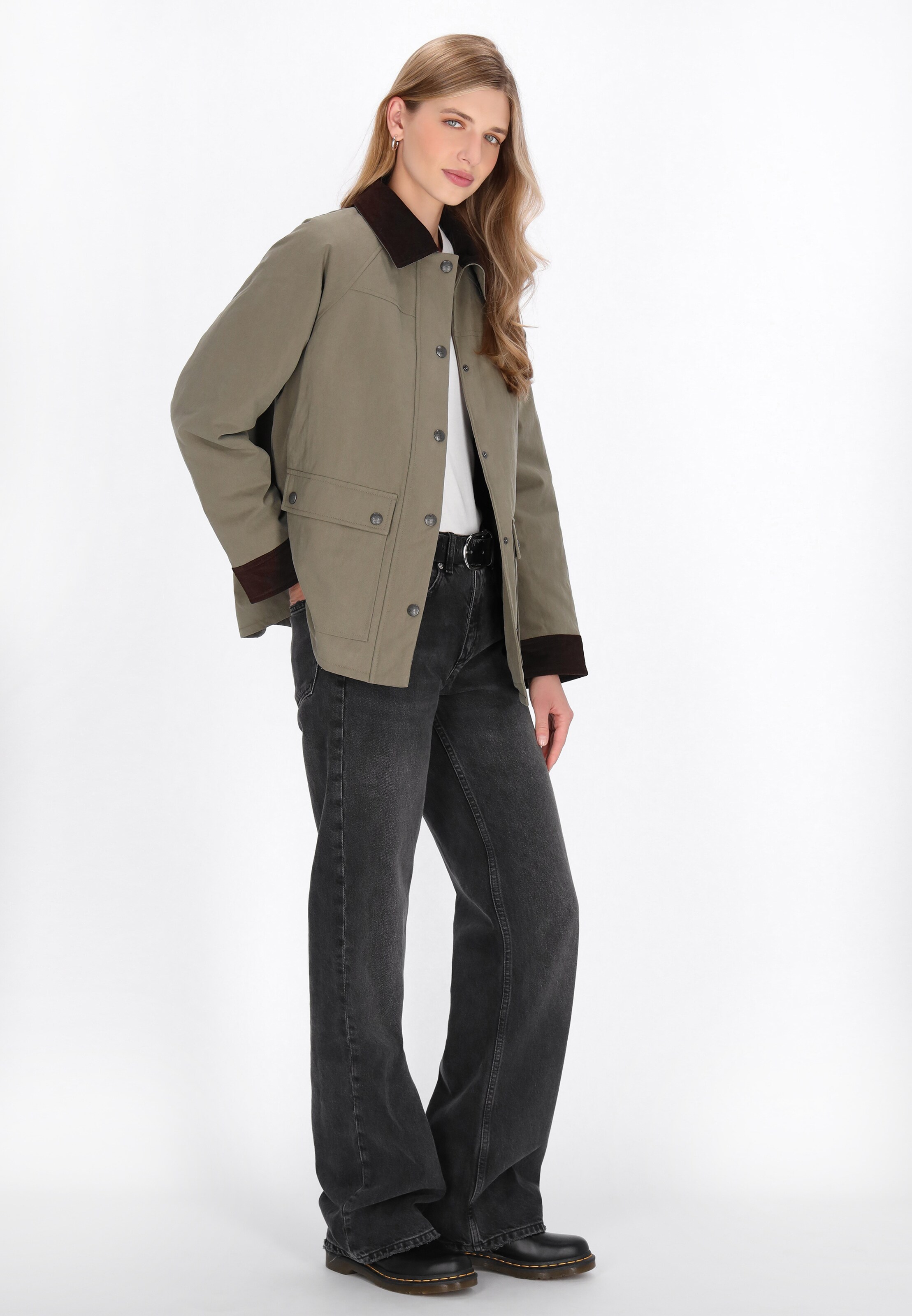 DreiMaster Vintage Prehodna jakna | zelena barva