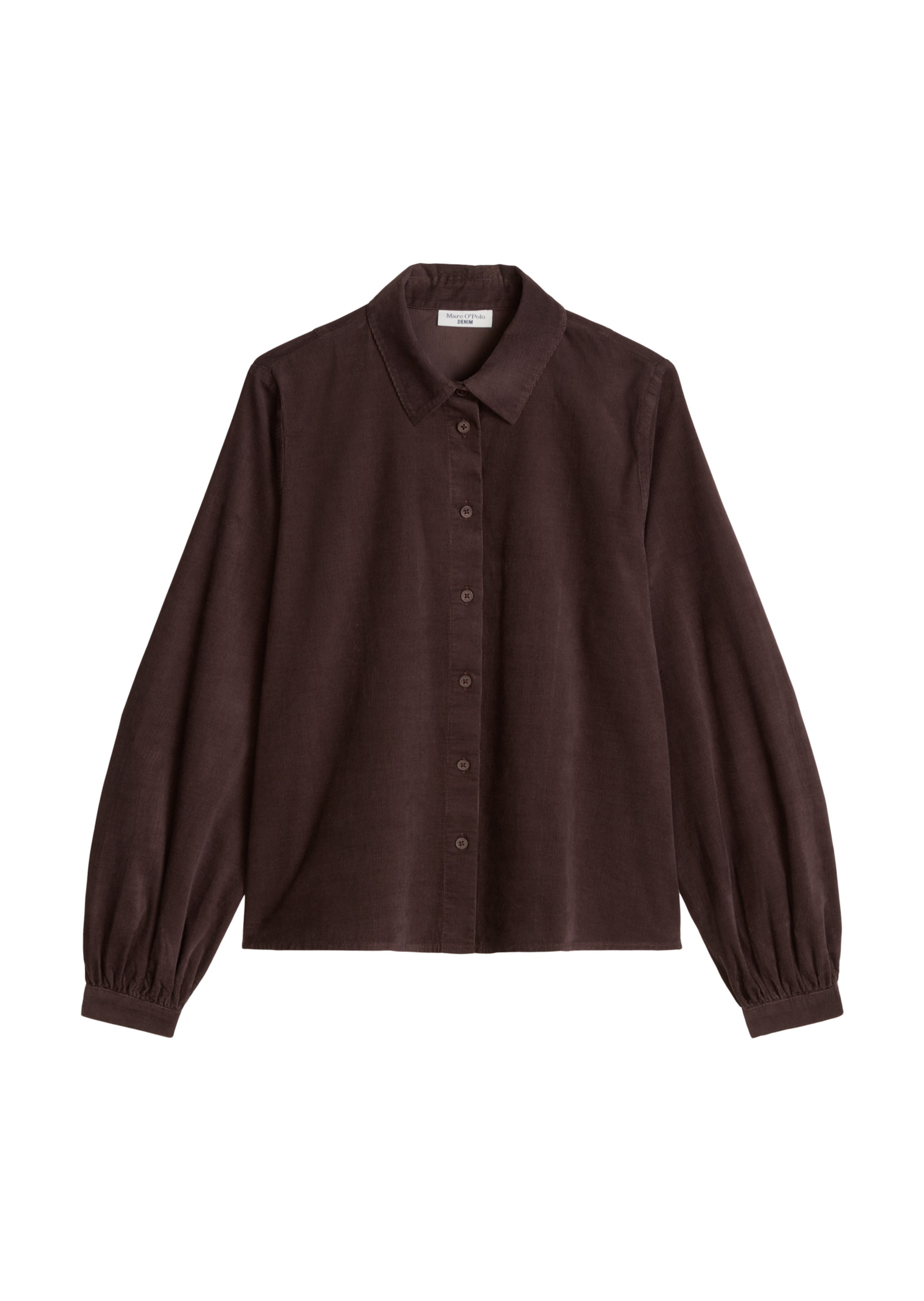 Marc O'Polo DENIM Blouse in Bruin: voorkant