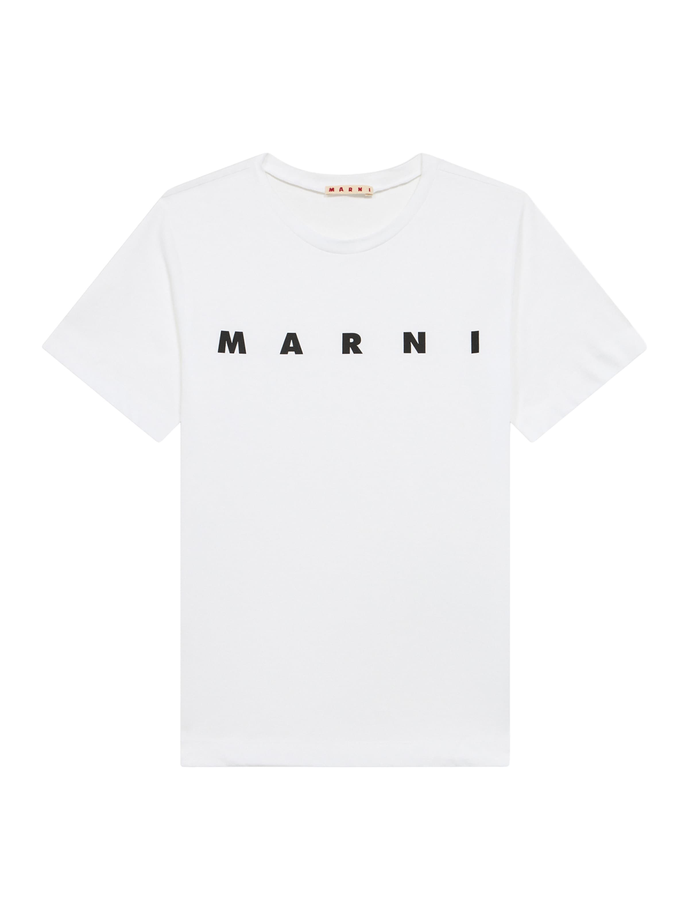 Marni - Camiseta en blanco: frente