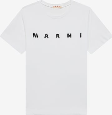 Marni - Camiseta en blanco: frente