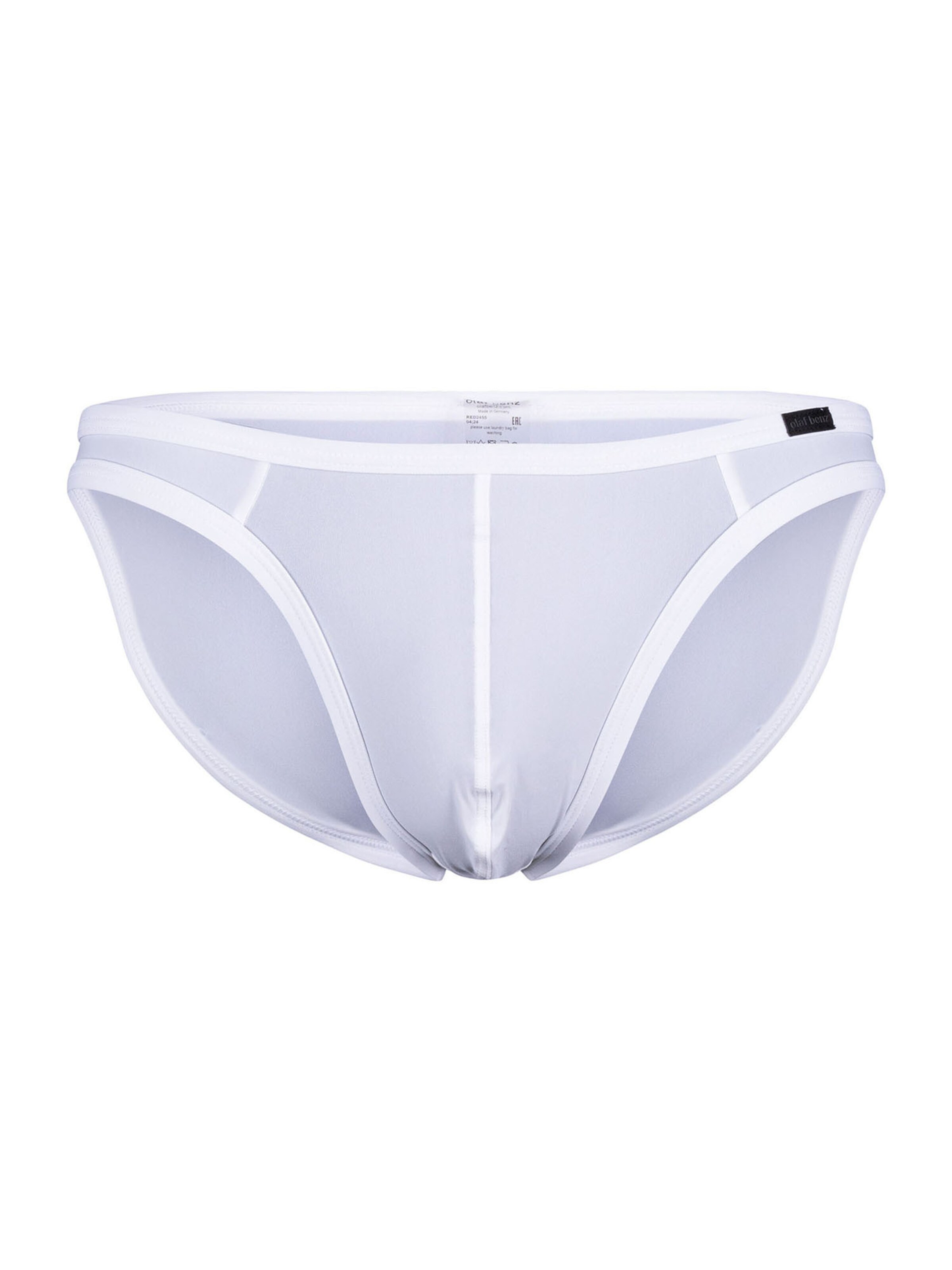 Slip ' RED2455 Brazilbrief ' Olaf Benz en blanc : devant