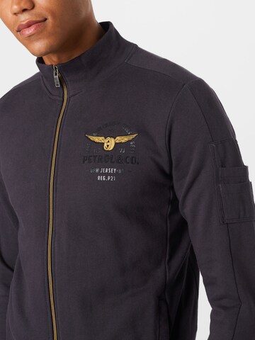 Petrol Industries Sweatjacke in Blau