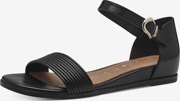 TAMARIS Sandal in Black: front