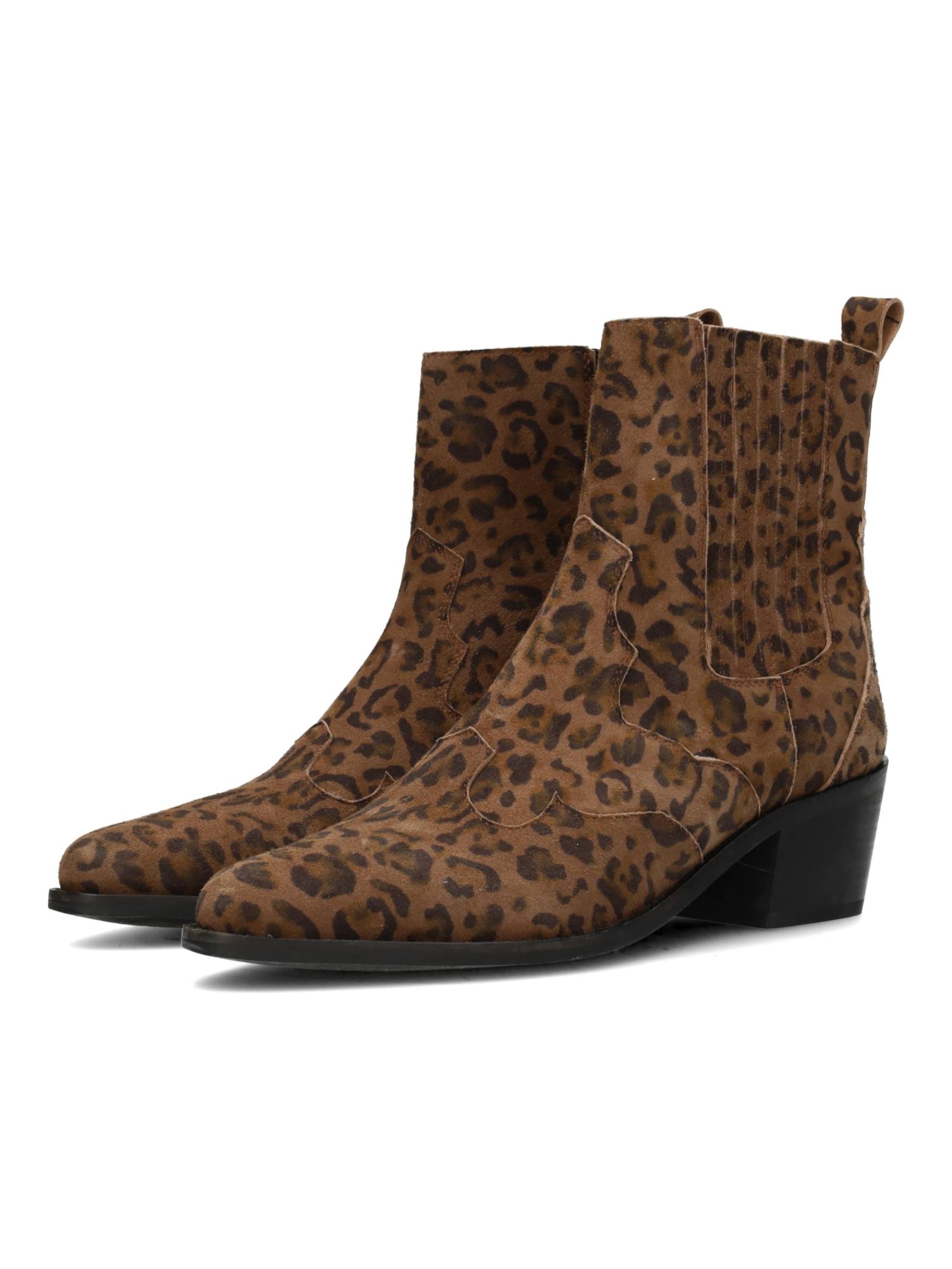 PS Poelman Bootie 'Tartor' in Brown
